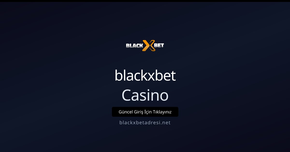 blackxbet Casino